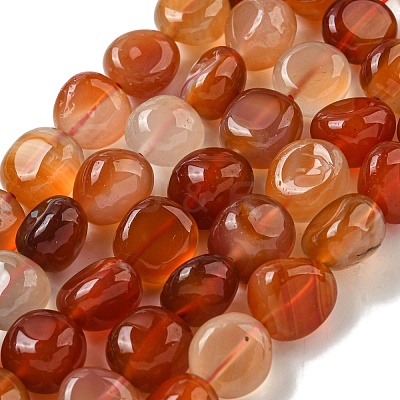 Natural Brazil Red Agate Beads Strands X-G-L599-A01-02-1