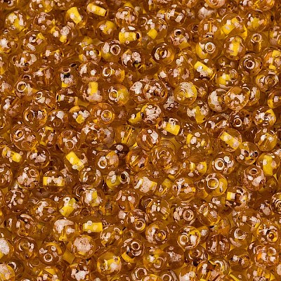 Picasso Baking Paint Glass Seed Beads SEED-N007-35C-1