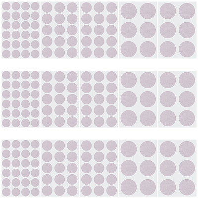 198Pcs 3 Styles Round Felt Furniture Pads AJEW-GF0013-26B-1