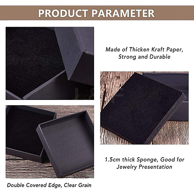 Kraft Paper Jewelry Boxes LS-CON-BC0005-90-1