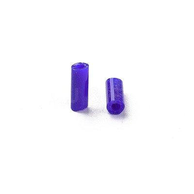 Opaque Colours Glass Bugle Beads SEED-N005-001-B02-1
