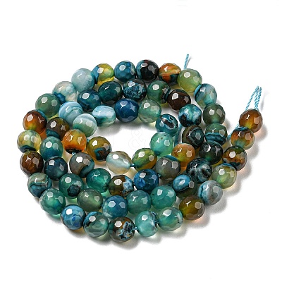 Natural Agate Beads Strands X-G-C082-A01-02-1