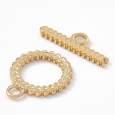 Ion Plating(IP) 304 Stainless Steel Toggle Clasps STAS-G299-03G-1