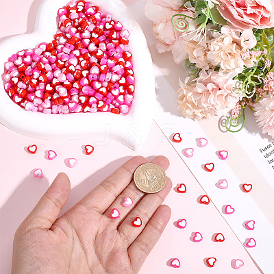 900Pcs 3 Colors Transparent Acrylic Beads TACR-PA0001-20-1