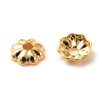 Brass Bead Cap KK-F824-028G-1