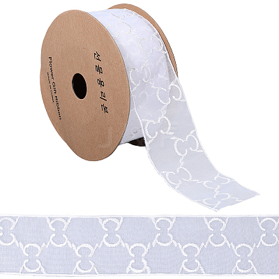 Organza Lace Ribbon OCOR-WH20012-54C-1