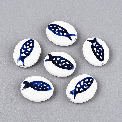 Handmade Porcelain Beads PORC-T134-03-1
