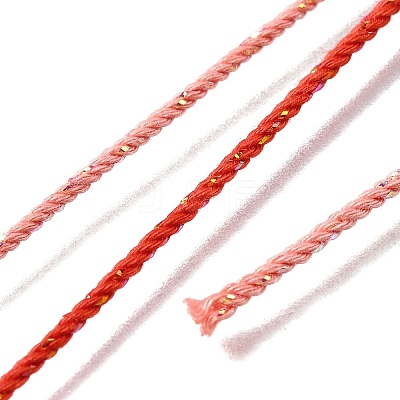 25M Segment Dyed Cotton Twisted String Cord OCOR-F016-02-1