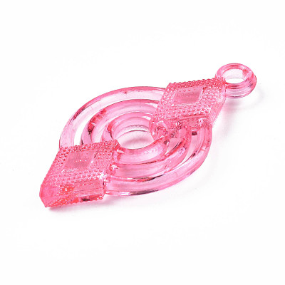 Transparent Acrylic Pendants TACR-S149-24-1