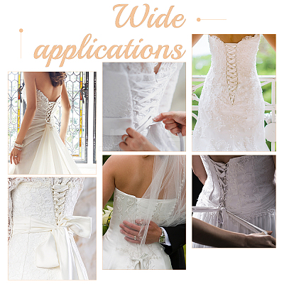Women's Wedding Dress Zipper Replacement DIY-WH0304-364B-1