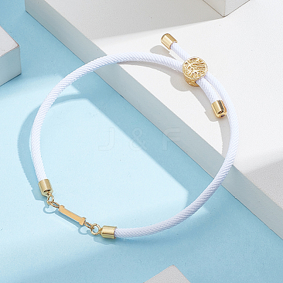 1pc Adjustable Nylon Cord Slider Bracelets for Women BJEW-LP0001-33I-G-1