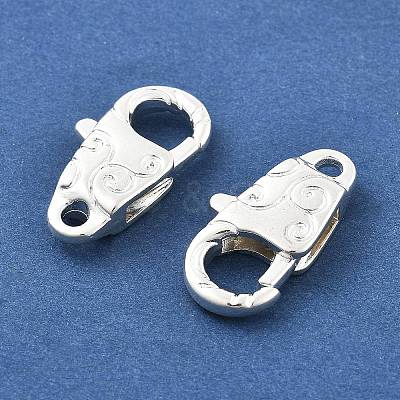 Brass Lobster Claw Clasps KK-R216-18C-S-1