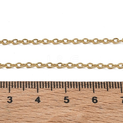 2.2MM 304 Stainless Steel Cable Chain Necklaces for Women SA-CBACA62-07G-1