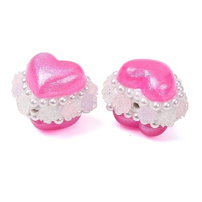 Rwsin & ABS Imitation Pearl & Polymer Clay Beads RE-CBA1913-01H-1