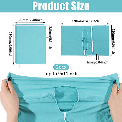 Polyester Book Cover OFST-WH0004-144L-1