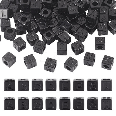 150Pcs Opaque Acrylic European Beads SACR-TA0001-59A-1