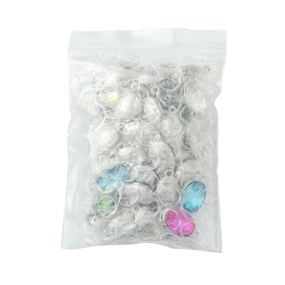 28Pcs 7 Colors Alloy Glass Links/Connectors GLAA-FS0001-93-1