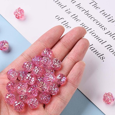 Transparent Acrylic Beads TACR-S154-33C-705-1