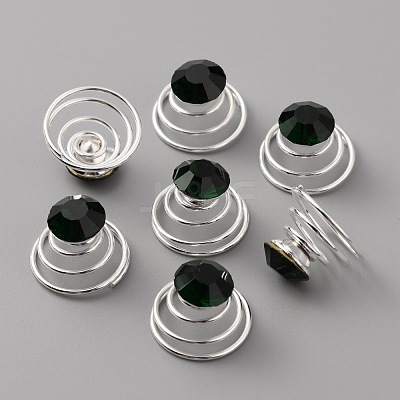 Fashion Iron Spirl Coils Hair Clip OHAR-WH0021-15G-1
