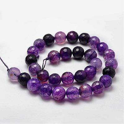 Natural Agate Bead Strands G-G882-12mm-C01-2-1