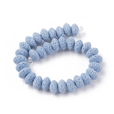 Natural Lava Rock Beads Strands G-F671-01B-07-1