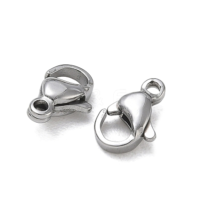 304 Stainless Steel Lobster Claw Clasps SA-CBAF1D5-25P-D-1