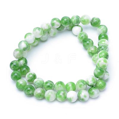 Natural Dyed Persian Jade Gemstone Bead Strands G-R271-6mm-XP01-1