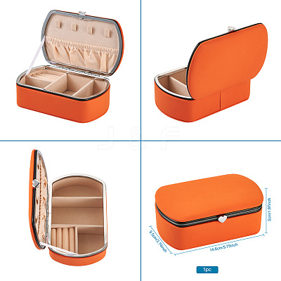 PU Leather Jewelry Storage Box LBOX-TAC0001-01B-1