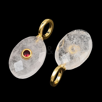 Natural Quartz Crystal Pendants G-F837-05A-1