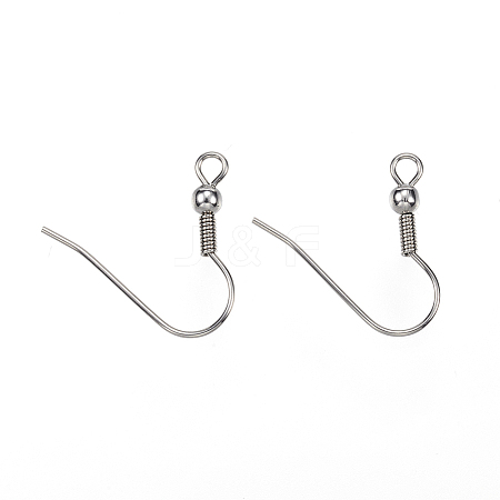 304 Stainless Steel Earring Hooks STAS-D448-036P-1