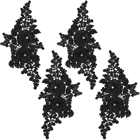 Polyester Embroidery Sequin Costume Accessories DIY-WH20025-016D-1