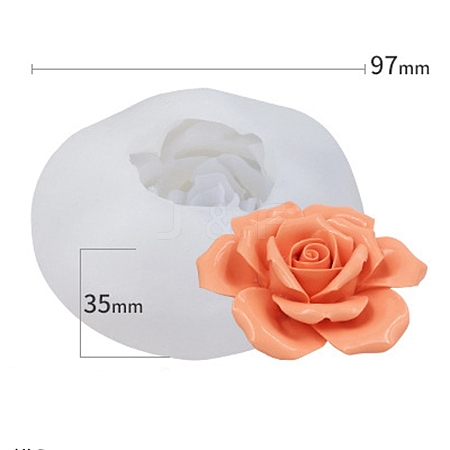 Food Grade Three Trust Flower DIY Candle Silicone Molds PW-WG38162-07-1