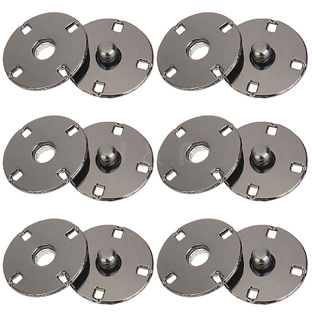 10Pairs Alloy Snap Buttons FIND-CY0001-53B-1