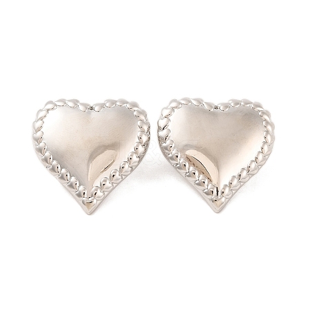 Brass Stud Earrings for Women EJEW-U015-07P-02-1