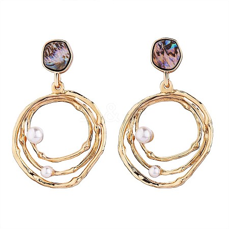 Abalone Shell Earrings Studs for Women JE974A-1