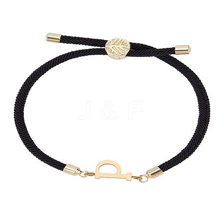 1Pc Adjustable Nylon Cord Slider Bracelets for Women BJEW-LP0001-32P-01-1