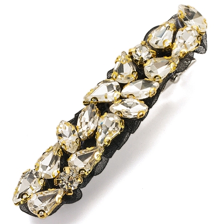 Alloy Rhinestone Alligator Hair Clips PW-WGC94E8-03-1