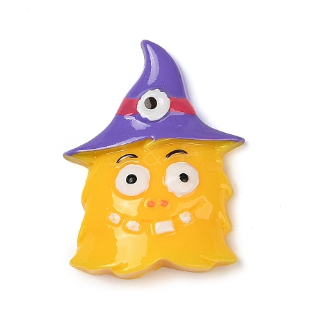 Monster with Witch Hat Halloween Opaque Resin Decoden Cabochons RESI-R446-01S-1