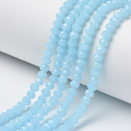 Glass Beads Strands EGLA-A044-J6mm-D04-1