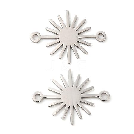 Non-Tarnish 201 Stainless Steel Connector Charms X-STAS-A084-02P-1