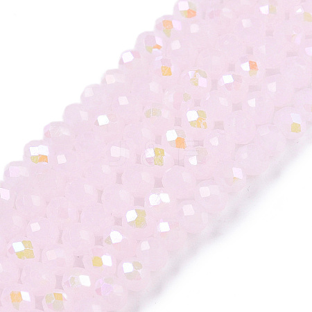 Electroplate Glass Beads Strands EGLA-A044-J2mm-L02-1