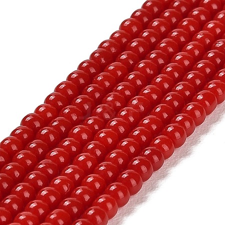 Imitation Jade Glass Beads Strands GLAA-K062-A01-01-1