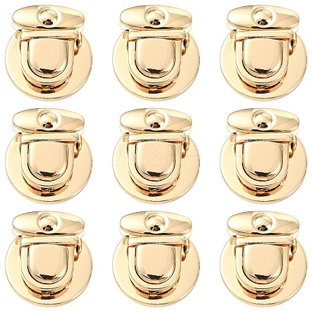 10Pcs Alloy Bag Tuck Lock Clasps FIND-YW0010-92G-1