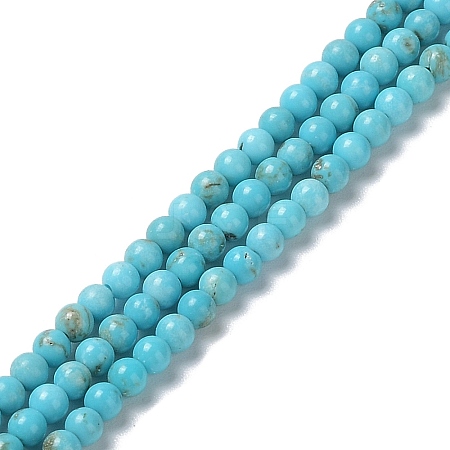 Natural Howlite Beads Strands G-E604-B04-A-1