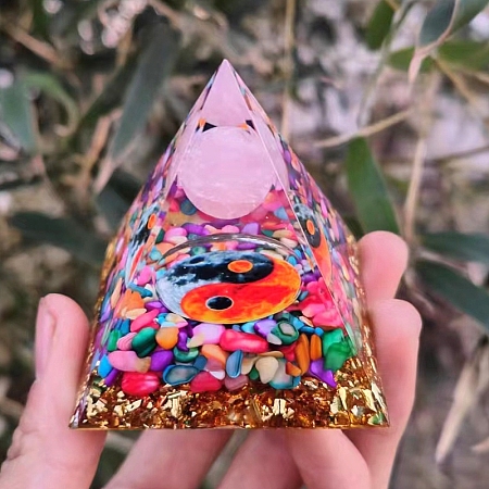 Orgonite Pyramid Resin Energy Generators PW-WG077E1-01-1