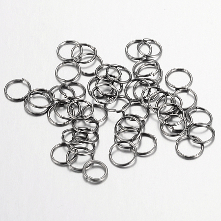 Iron Open Jump Rings IFIN-A018-4mm-01B-NF-1
