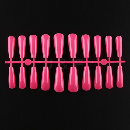 Solid Color Plastic Seamless Toe False Nail MRMJ-R106-TBL036-1