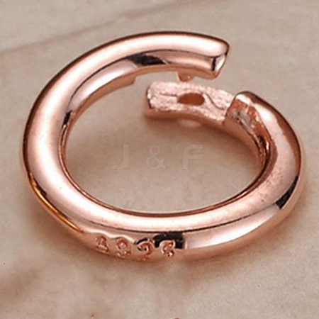 925 Sterling Silver Twister Clasps LS-STER-WH0008-84A-RG-1