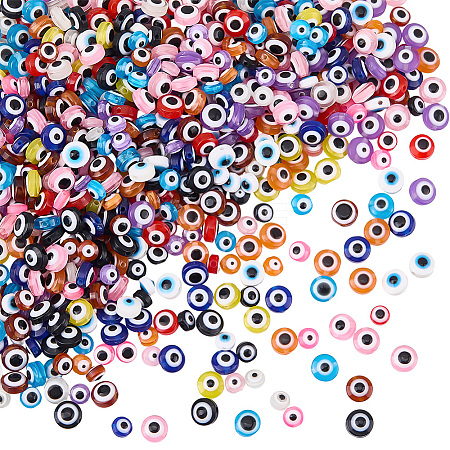 860Pcs 23 Colors Resin Beads RESI-SP0001-60-1