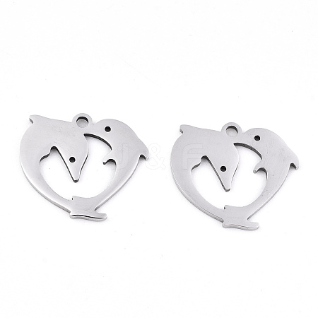 Non-Tarnish 201 Stainless Steel Charms STAS-S081-081-1
